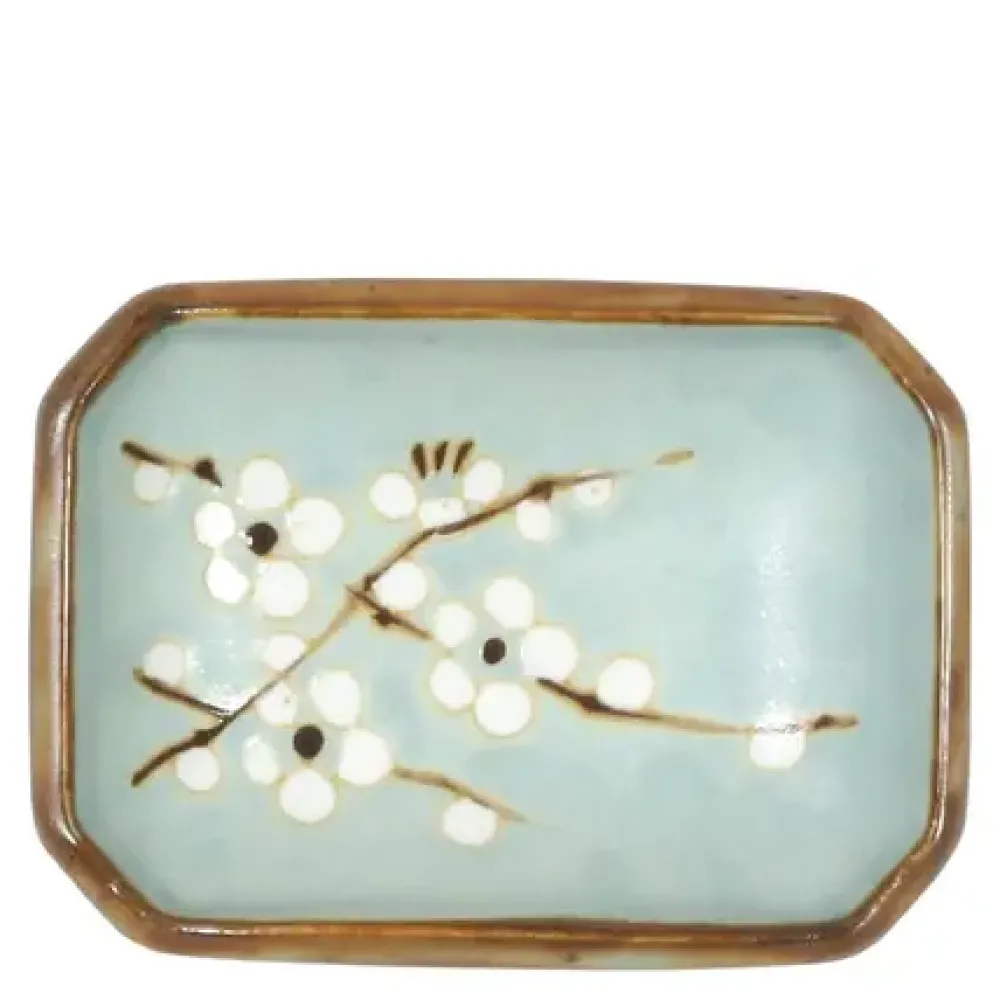 Spring Blossoms 3.5" X 2.5" Sauce Dish^MIYA Company New