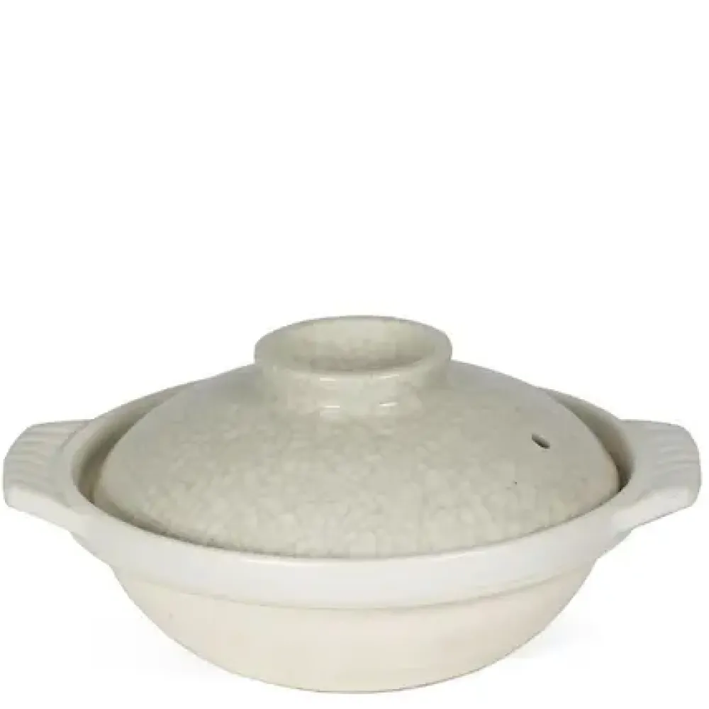 Sumi Kannyu White Donabe Casserole, 34 Oz.^MIYA Company Flash Sale