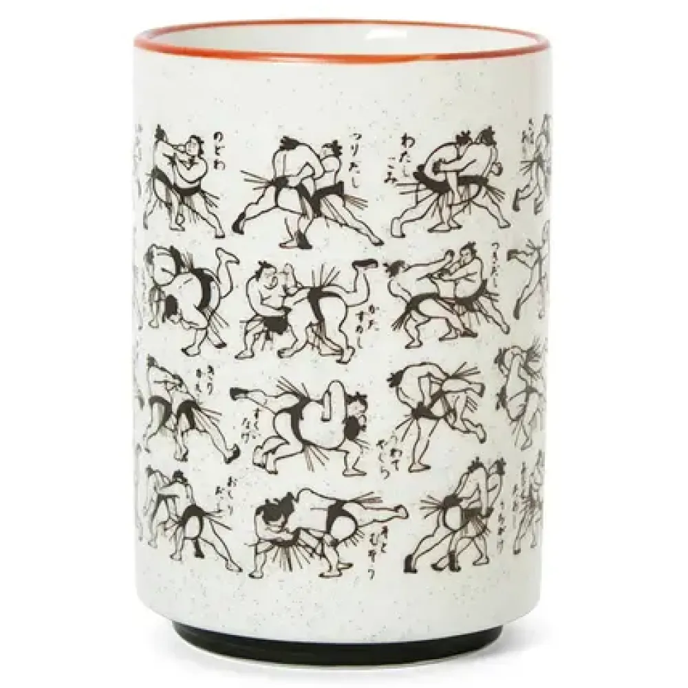 Sumo Kimarite 11 Oz. Teacup^MIYA Company Sale