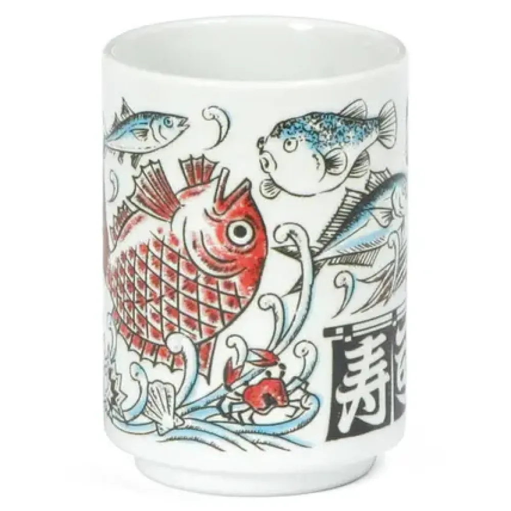 Sushi Fish Teacup^MIYA Company Cheap