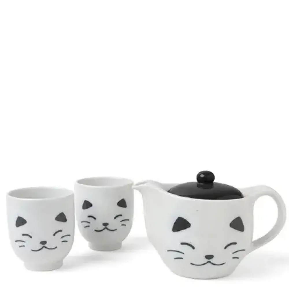 Tea Set Cat White^MIYA Company Store