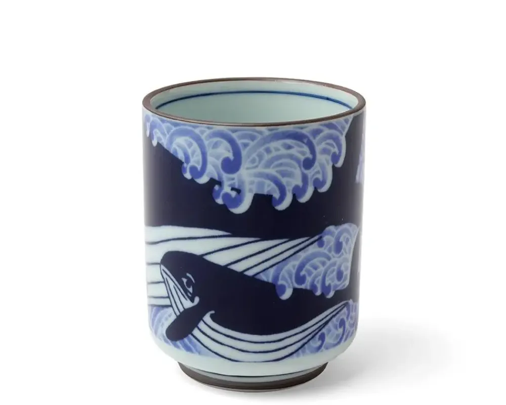 Teacup Blue Whale Waves^MIYA Company Store