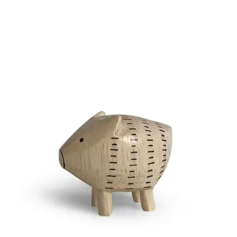 T-Lab Wooden Animal Zodiac Pig^MIYA Company Hot