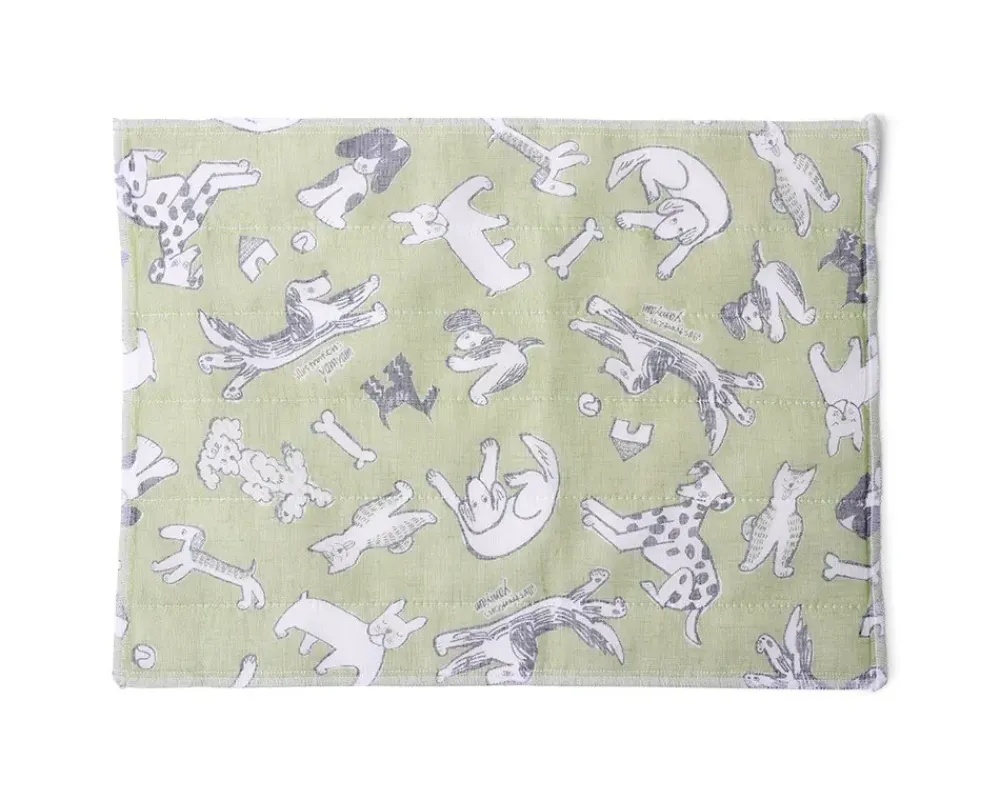 Towel Fuukin Dogs Green^MIYA Company Cheap