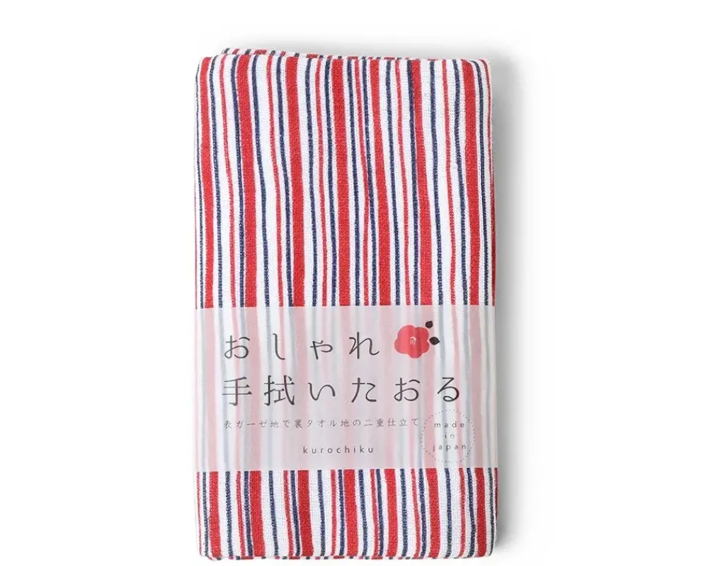 Towel Red Stripes^MIYA Company Outlet