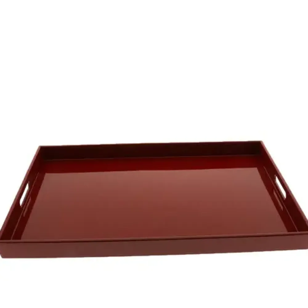 Tray Red 18-7/8" X 12-1/4"^MIYA Company Shop