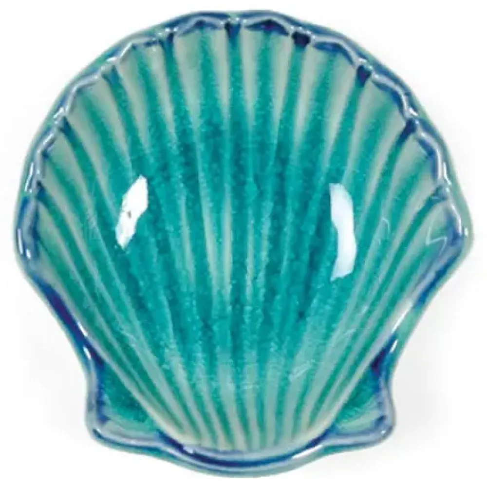 Turquoise Blue Shell 3.5" Bowl^MIYA Company Fashion