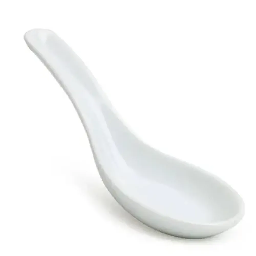 White Porcelain Soup Spoon^MIYA Company Hot