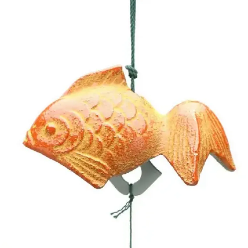 Wind Chime Goldfish Orange 1-5/8"^MIYA Company Hot