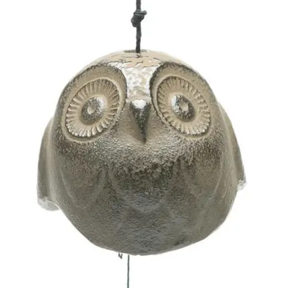 Wind Chime Owl Brown 2"^MIYA Company Discount